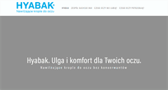 Desktop Screenshot of hyabak.pl